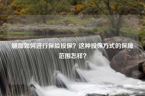 腿部如何进行保险投保？这种投保方式的保障范围怎样？