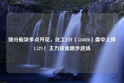 细分板块多点开花，化工ETF（516020）盘中上探1.52%！主力资金跑步进场